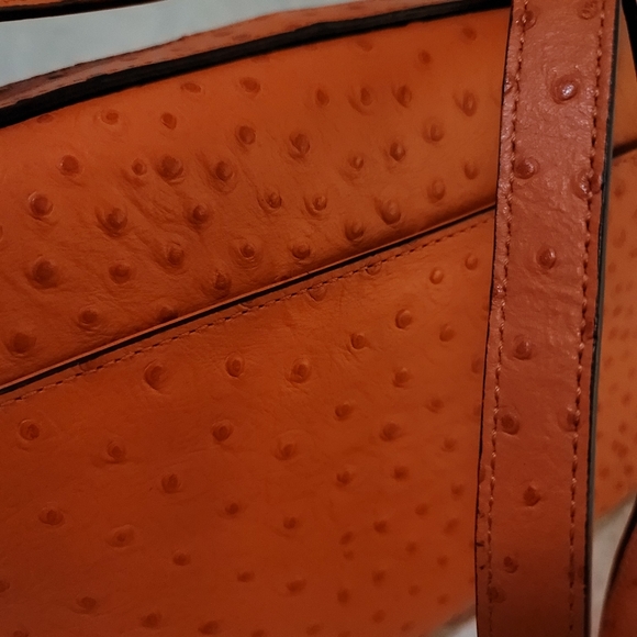 NWOT Michael Kors Ostrich Leather Shoulder bag - Picture 2 of 10